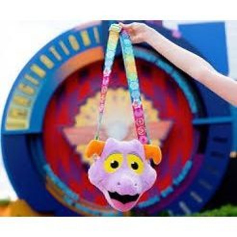 Disney Parks 2022 Epcot 40th Ann. Figment Plush Crossbody/Bum Bag Harvey's NEW